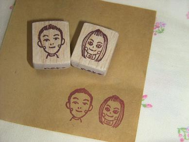 似顔絵はんこ
