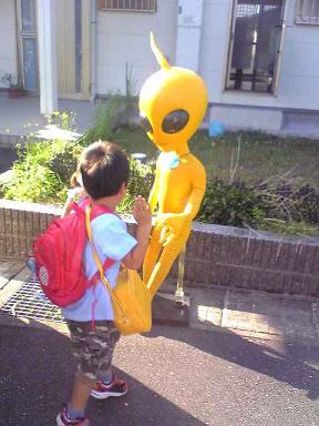 宇宙人と遭遇!?