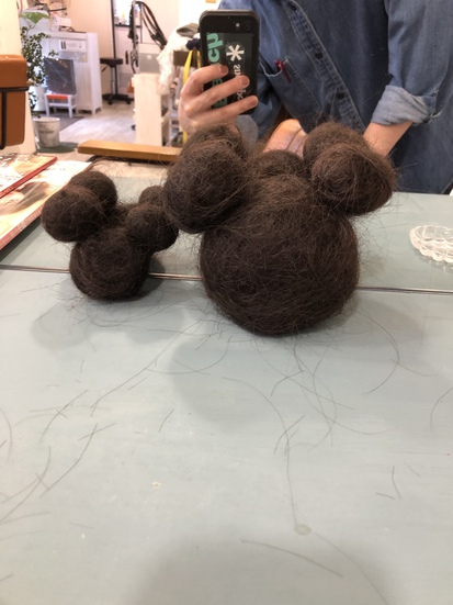 美容室での遊び