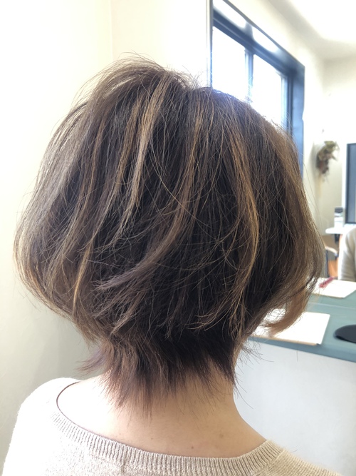 ロングからばっさりイメチェン