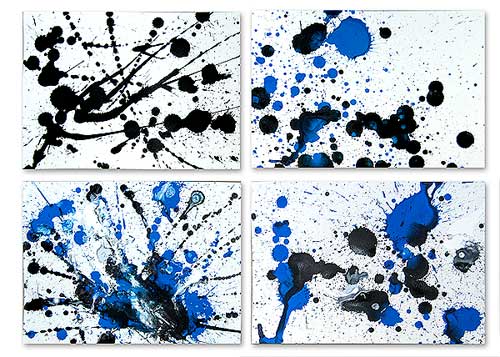 ドリッピングのいづろ画塾生作品