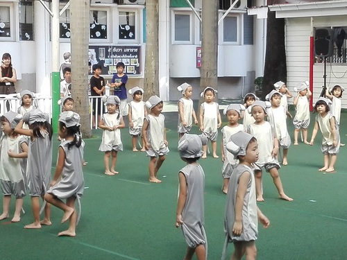 幼稚園の発表会 幼稚園の発表会