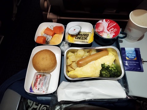 中国国際航空の機内食・バンコクから北京間（E）