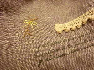 *シンプル刺繍♪*