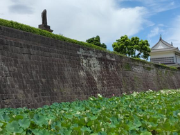 鹿児島城の空襲あと１