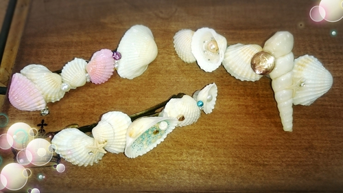 (*´∀`)のシェルのヘアアクセ!! (*´∀`)のシェルのヘアアクセ!!
