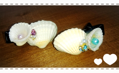 (*´∀`)のシェルのヘアアクセ!! (*´∀`)のシェルのヘアアクセ!!