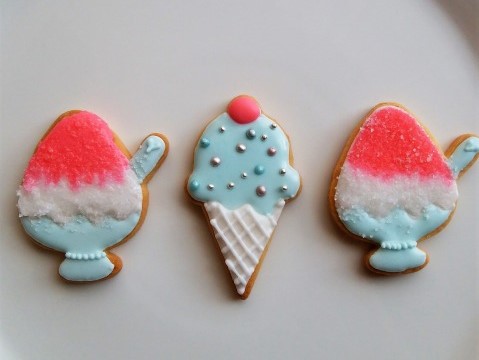 かき氷＆アイスのアイシングクッキー
