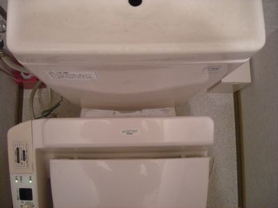 BA ご飯中にはとても見られないトイレ