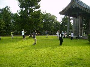 石橋記念公園健康づくりイベント「太極拳」体験