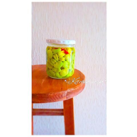 空豆のきんぴら 空豆のきんぴら