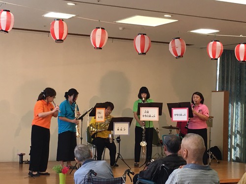 9月28日 睦園慰問演奏 9月28日 睦園慰問演奏