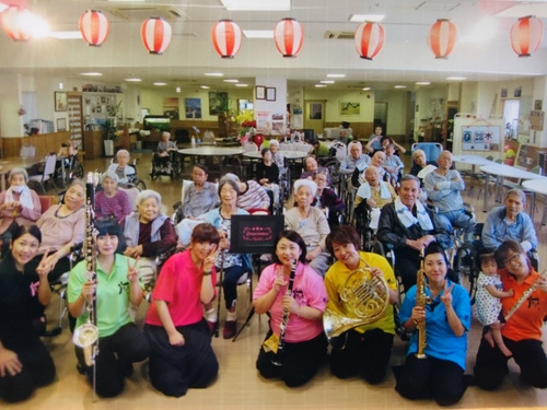 9月28日 睦園慰問演奏 9月28日 睦園慰問演奏