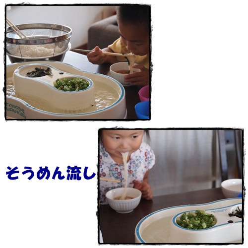リネンのエプロン