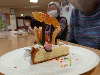 お楽しみ会 ケーキ作り