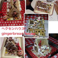 Gingerbread house お菓子の家作り