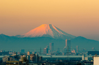 2017年1月1日の富士山（松戸・本覚寺）