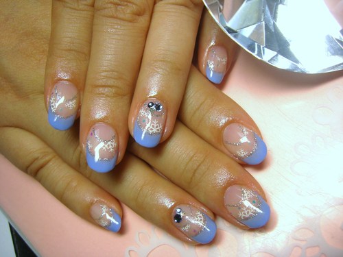 snow crystal☆逆フレンチNail