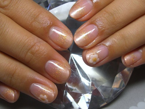 マリクワ風お花アート×グラデNail