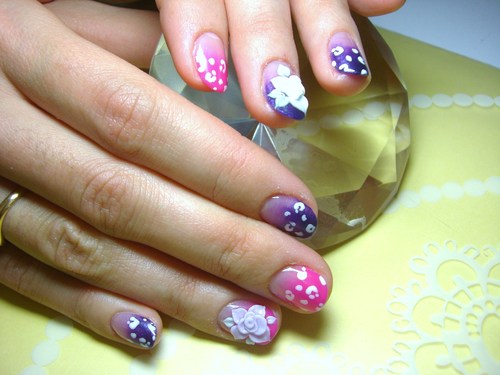 個性的☆レオパードNail