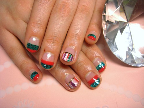お友達で☆ガーリー＆エスニックNail
