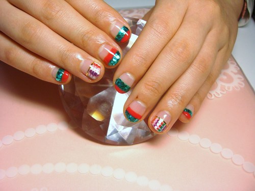 お友達で☆ガーリー＆エスニックNail