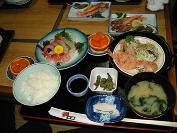 タカエビ定食