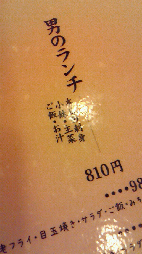 イカリちゃん木のボタンと男のランチ