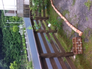 手作りで、、お庭♪