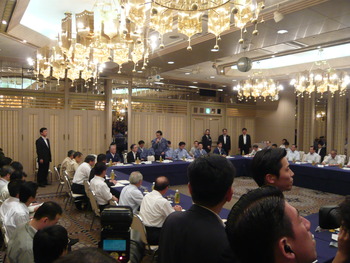 被災市町村長との意見交換会