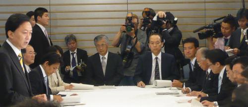鳩山総理に進言！－口蹄疫対策本部会合開催－