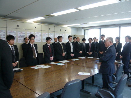 被災自治体へ経産省から第3陣の職員を派遣しました