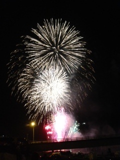 川内花火大会♪