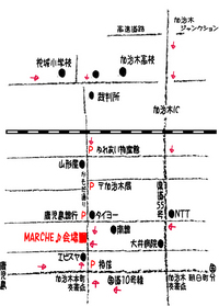 案内看板設置場所　略図