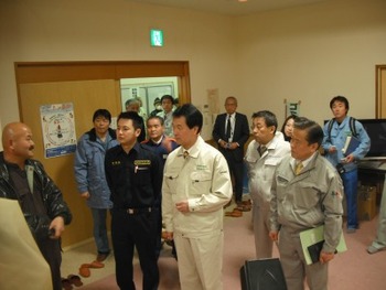 新燃岳噴火合同対策本部◇現地視察