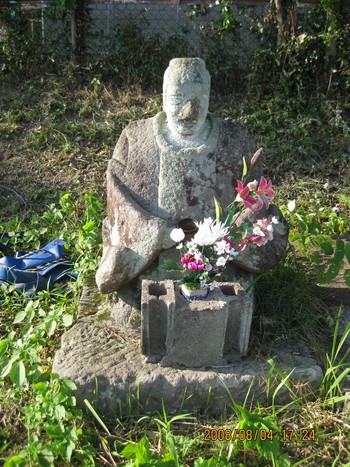 端正な「田の神さぁ」と遭遇