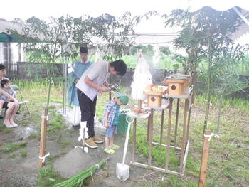 久しぶりの花木町での新築工事・・・地鎮祭がありました！