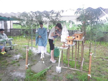 久しぶりの花木町での新築工事・・・地鎮祭がありました！