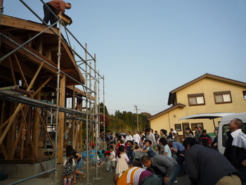 東郷町　Ｋ邸　上棟いたしました。