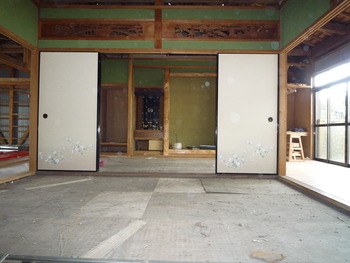 樋脇町の　Ｃ邸　大リフォーム　が　始まりました。