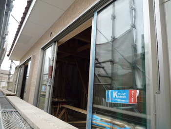 平佐町の　Ｎ邸　９月末の完成予定です。