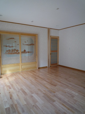 ９月末に完成しました　Ｎ邸の内部です。