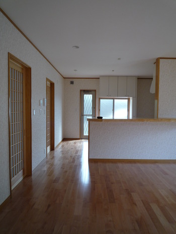 ９月末に完成しました　Ｎ邸の内部です。