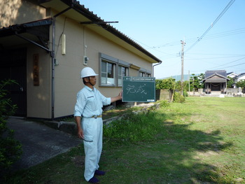 樋脇町　三島事治会館　社内検査が済み引き渡しました。