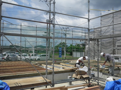 K様邸新築工事 建て方