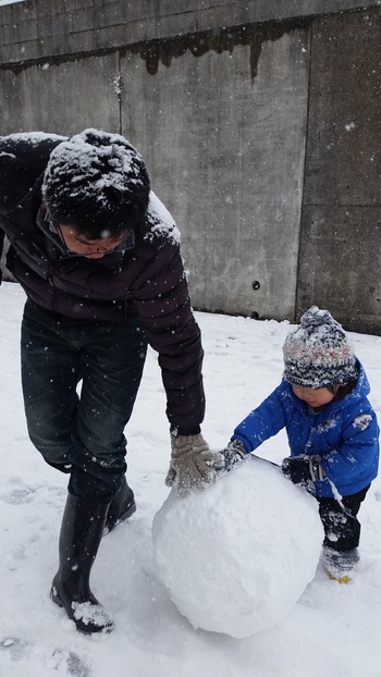 鹿児島にも雪が降った！！