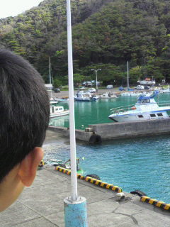 加計呂麻島から帰還中