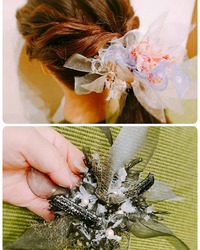 ヘアゴム❤ブローチ❤コサージュ❤