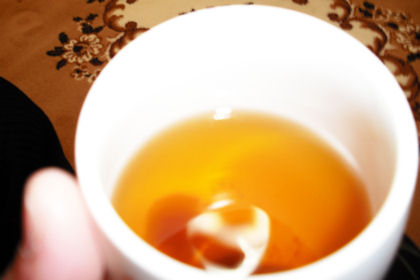甘いお茶