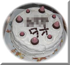 ケーキは完成